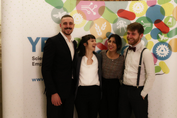 Aura Biomedical from the University of Liverpool at the YES19 Final hosted at the Royal Society